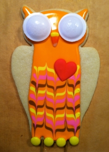 Owl cookie drying