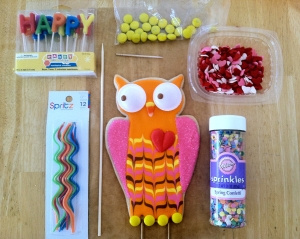 Owl Cake Topper & Supplies